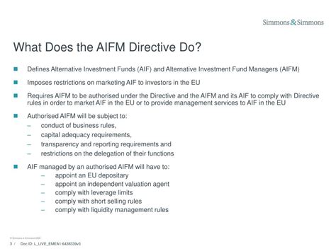 what does an aifm do.